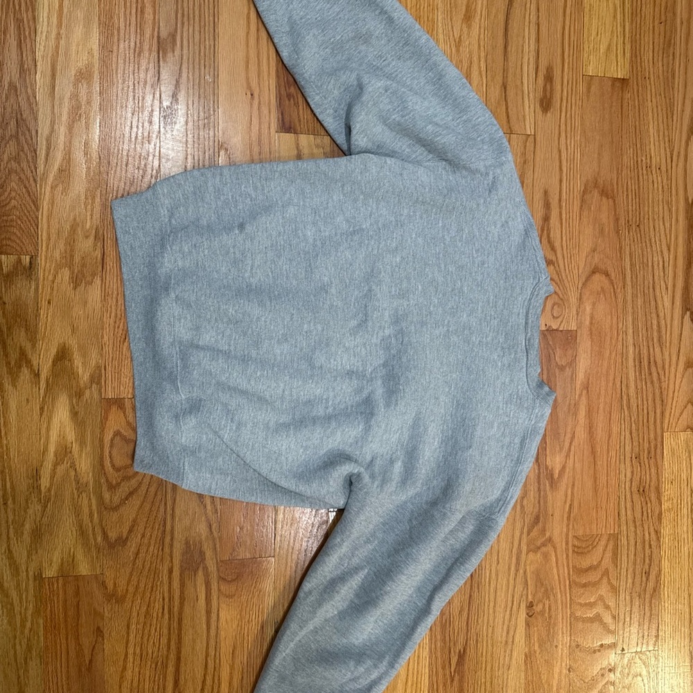 Russell Athletic Gray Oklahoma Sooners Crewneck Sweater - Picture 3 of 4